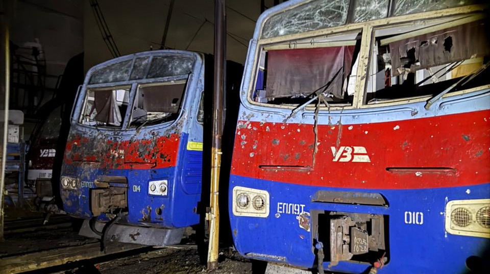 Russia attacks railway infrastructure in Poltava, hitting trains and depot