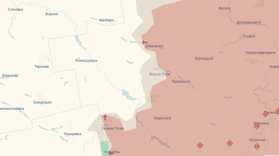 DeepState: Ворог окупував селище Шевченко на Донеччині