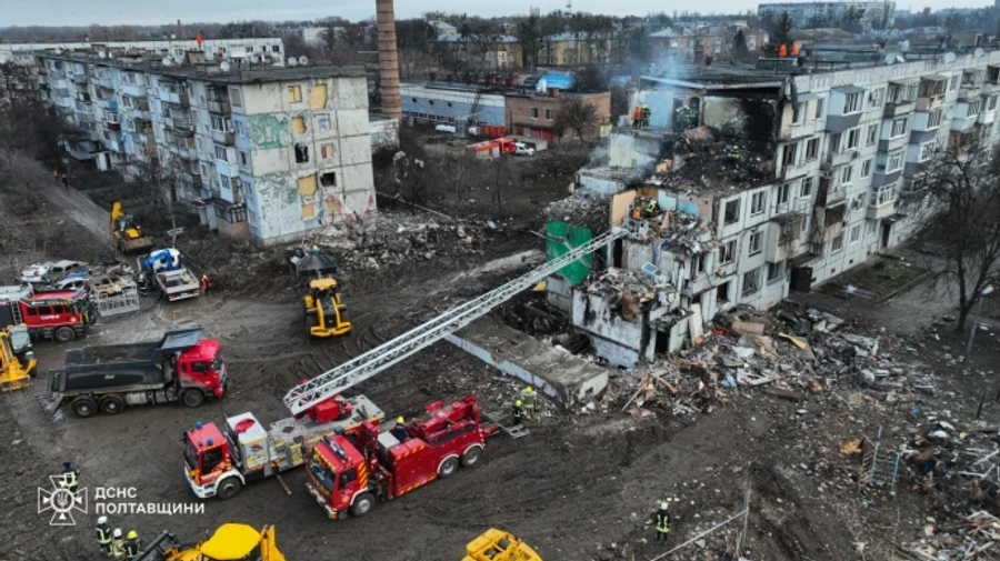 В больнице умер раненый в результате удара по Полтаве 1 февраля: всего 15 жертв