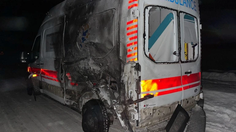 Россияне ударили дроном по медикам, которые ехали с вызова на Черниговщине