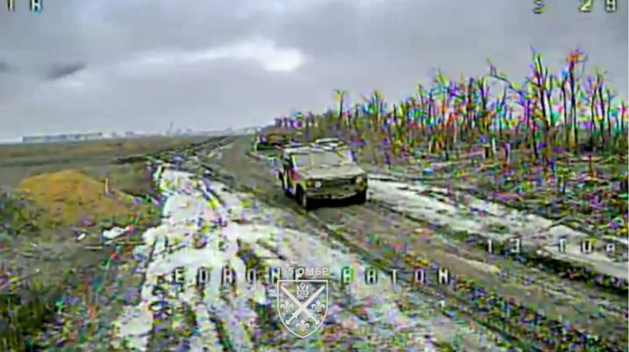 155 бригада показала, як нищить російську техніку на півдні від Покровська