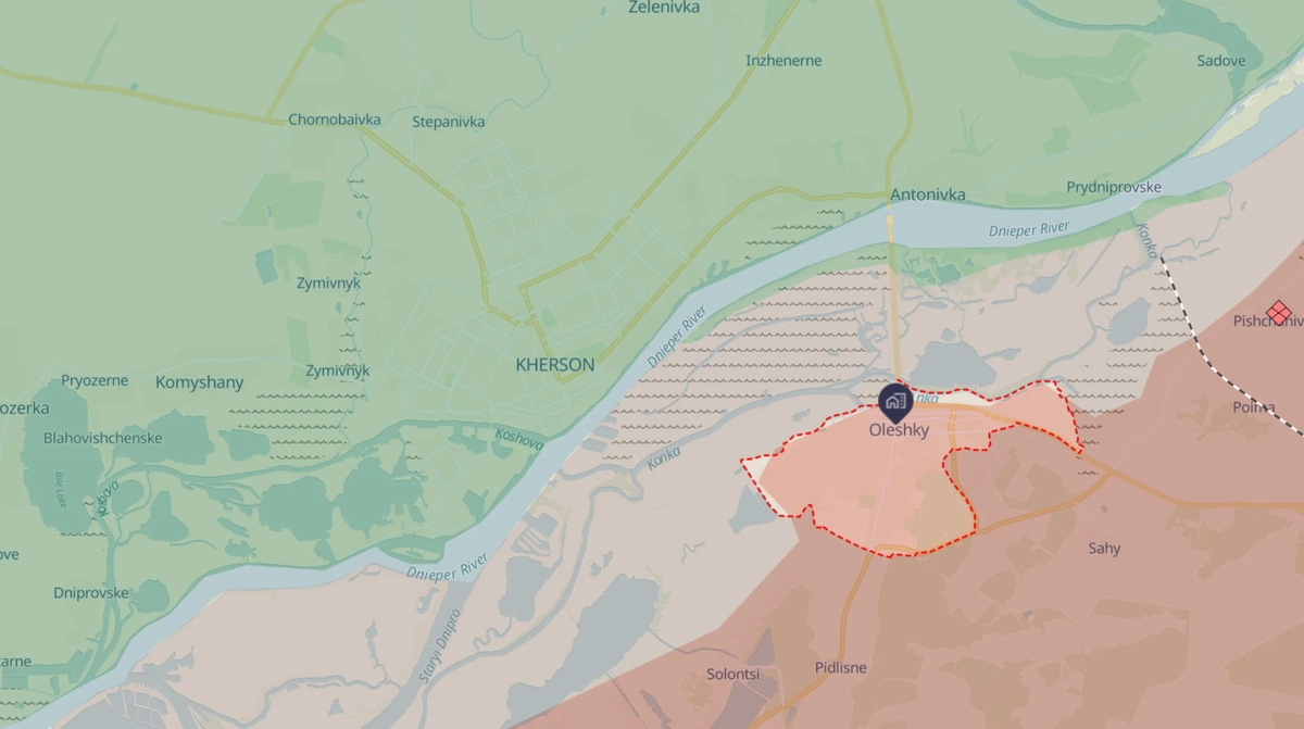 Russian forces abandon positions on Oleksiivskyi Island in Kherson Oblast