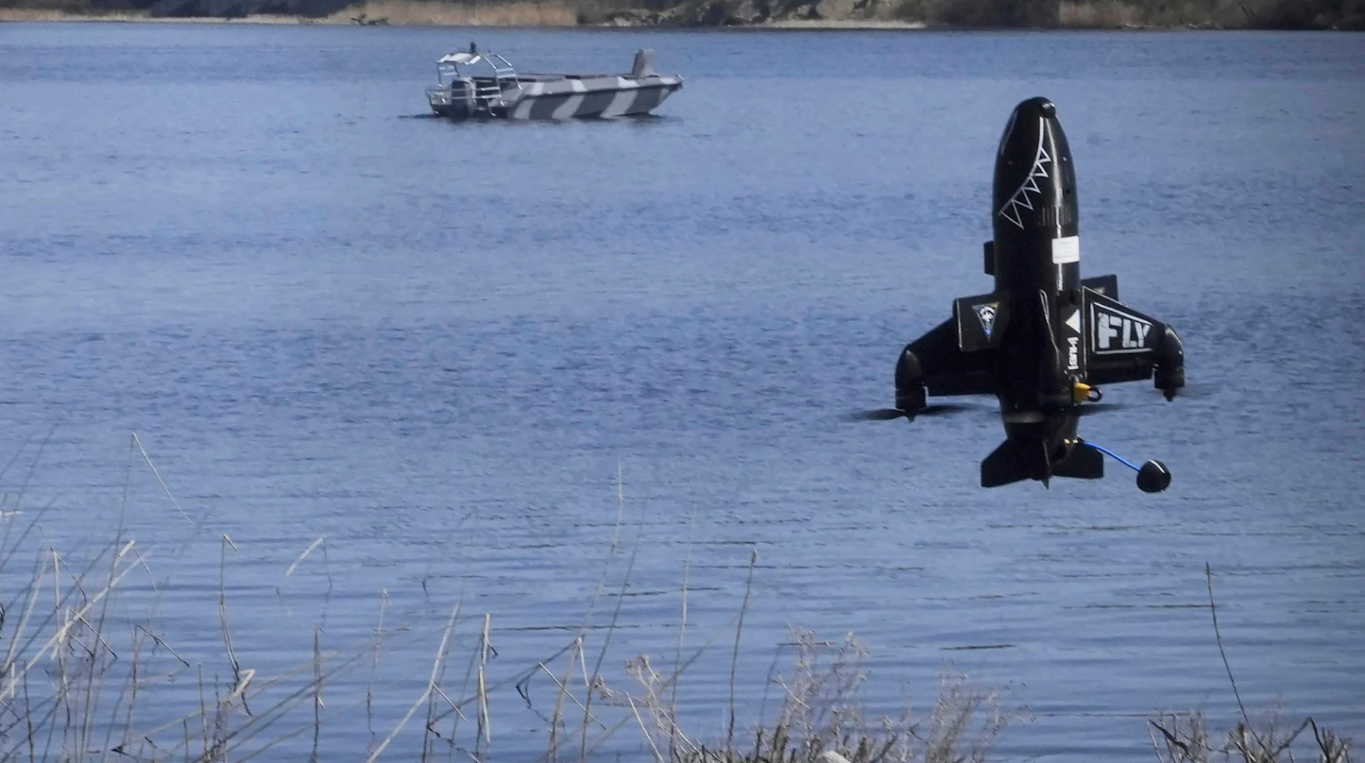 Ukrainian Katran drone boat unveiled carrying 27 interceptor drones