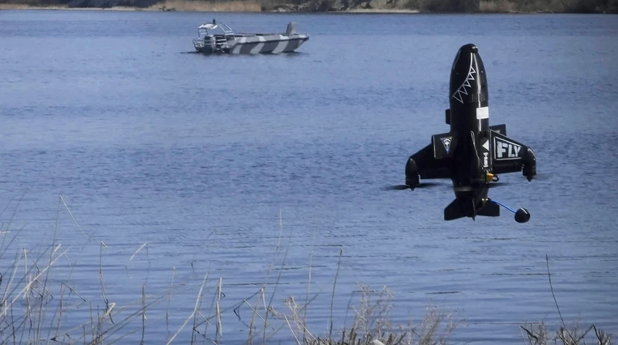 Ukrainian Katran drone boat unveiled carrying 27 interceptor drones