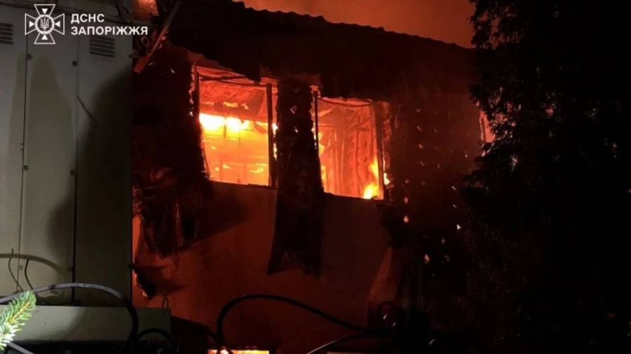 Russians attack Zaporizhzhia district, injuring people, including child – photos