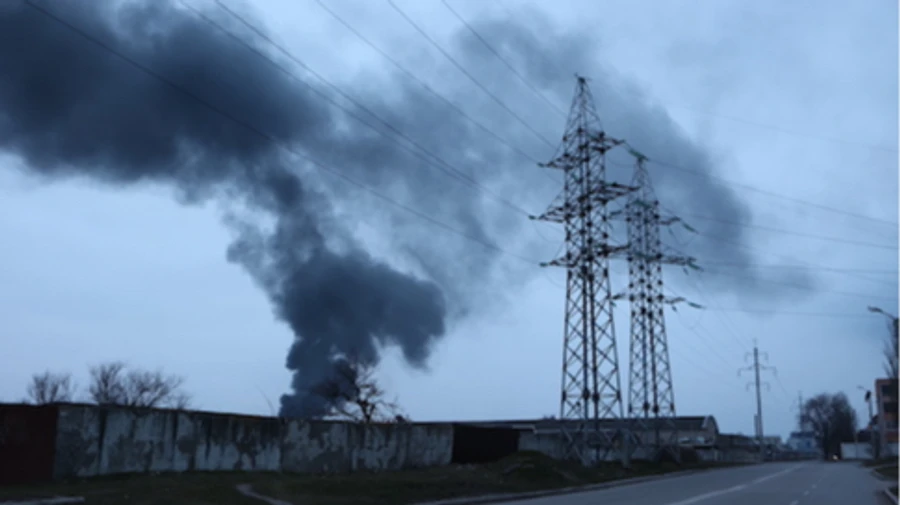 Kherson left partially without power after Russian attack