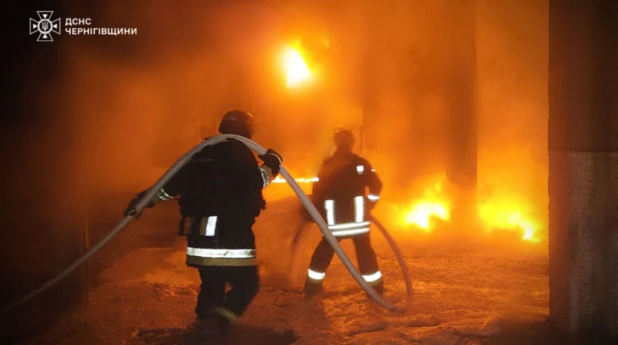 Russians hit heating and energy facilities in Chernihiv Oblast