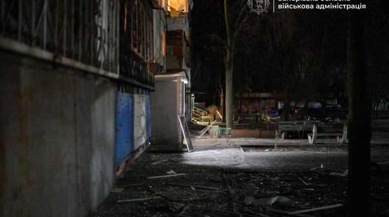 Россияне ночью сбросили на Запорожье три авиабомбы: двое пострадавших – ОВА