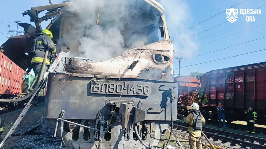 Russian Shahed drone attacks passenger train in Odesa Oblast, killing driver and assistant