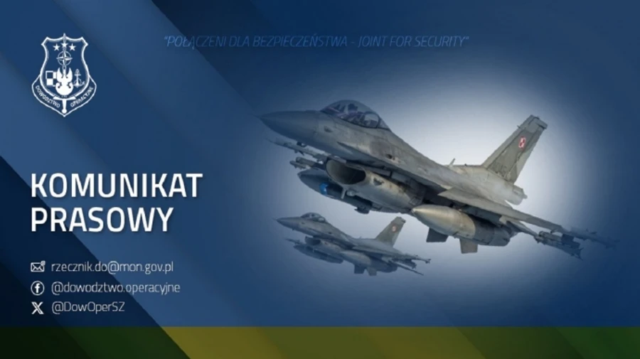 Polish aircraft scrambled again due to Russian large-scale attack on Ukraine