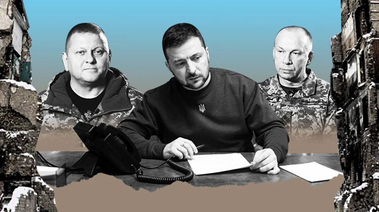 Володимир Зеленський та його генерали пояснюють, чому війна висить на волосині