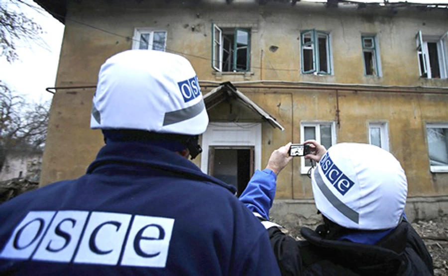 На території бойовиків знову зламали камери ОБСЄ 