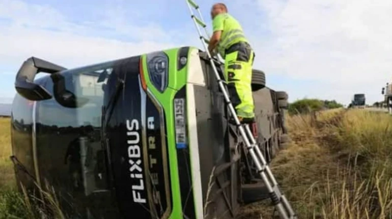 Четверо украинцев пострадали в Германии в результате аварии автобуса