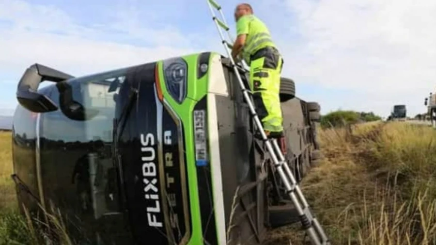 Четверо украинцев пострадали в Германии в результате аварии автобуса