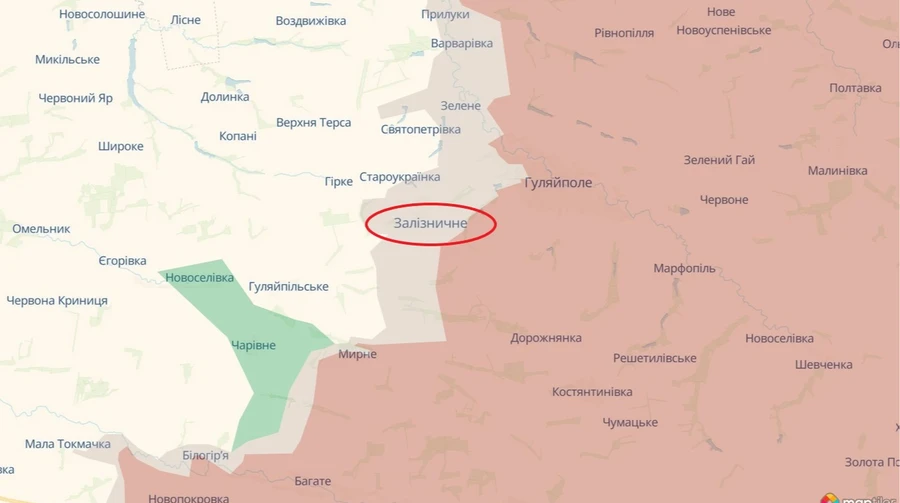 DeepState: Росіяни ще більше просунулись у бік Запоріжжя