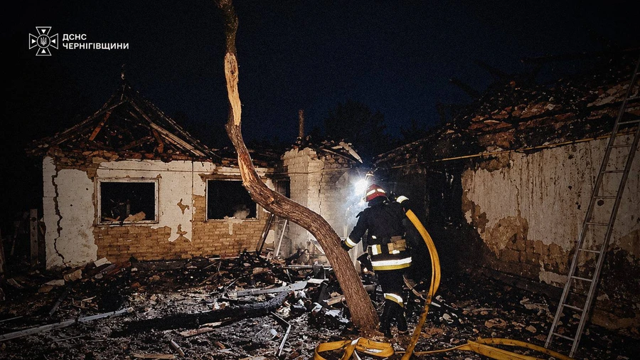 Russian drones attack business in Chernihiv Oblast