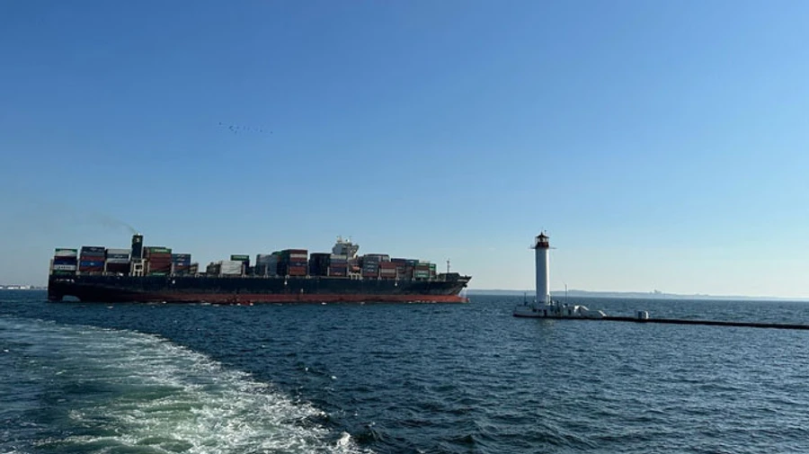 First civilian ship goes through Ukraine's new humanitarian corridor – Zelenskyy