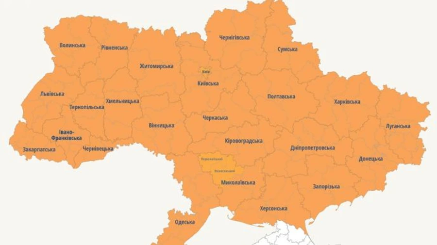 По всій Україні повітряна тривога тривала 15-20 хвилин