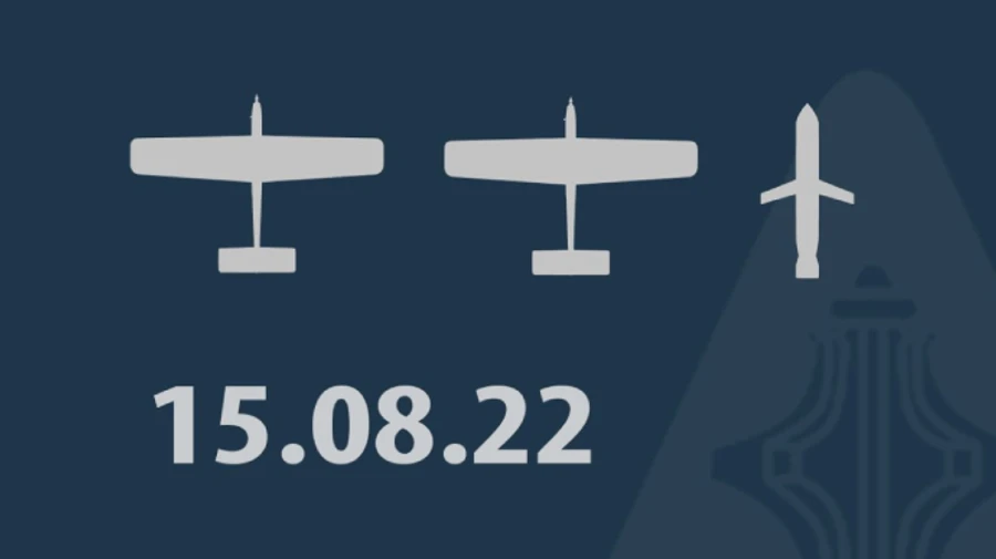 Air defence units destroy 2 Russian UAVs, X-59 air-to-surface missile