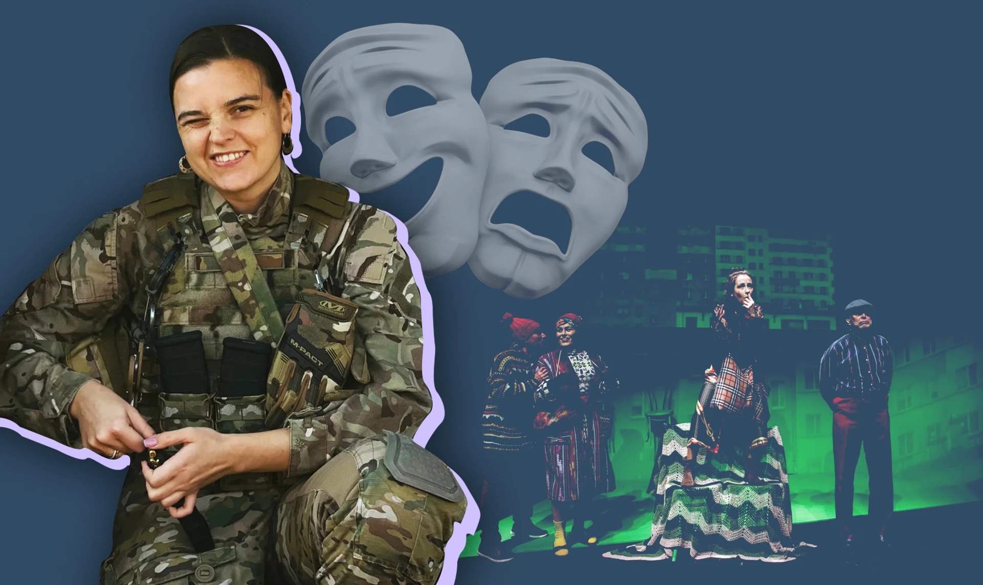 Велично страшне та дивовижно вражаюче. Моменти життя солдатки Нацгвардії та режисерки Олени Апчел