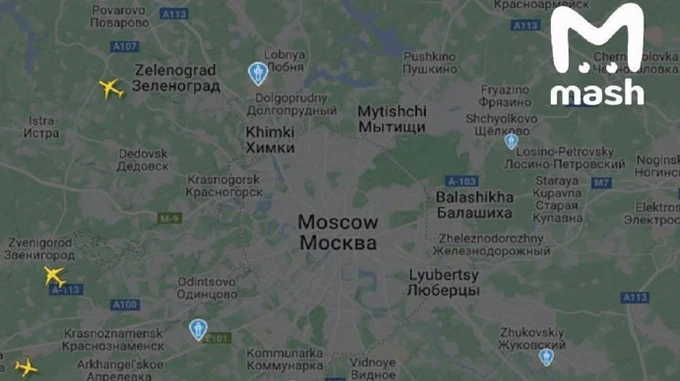 В России заявили об атаке дронов на Москву, три аэропорта приостанавливали работу