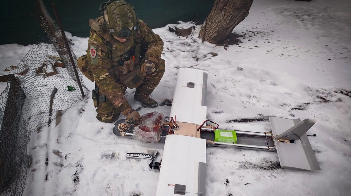 Russian drone equipped with anti-tank mine defused in Sumy Oblast – photo