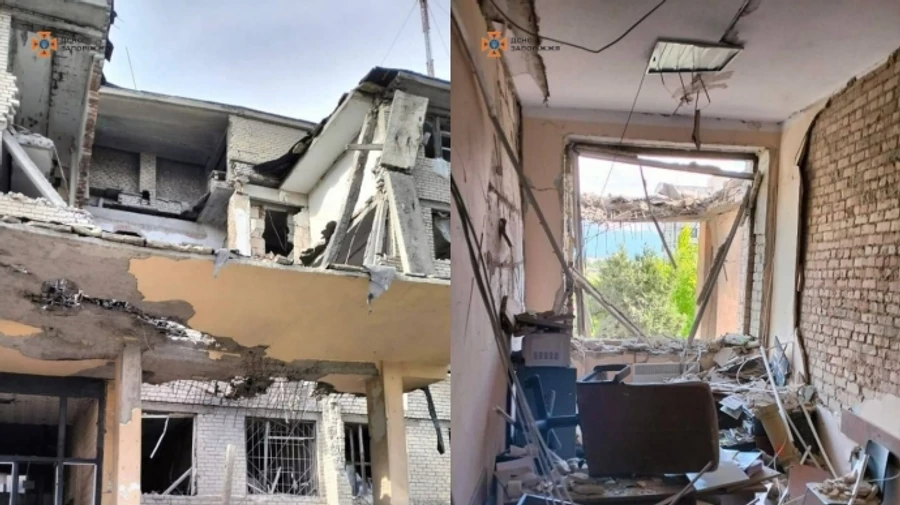 Россияне обстреляли село в Запорожской области, есть пострадавшие