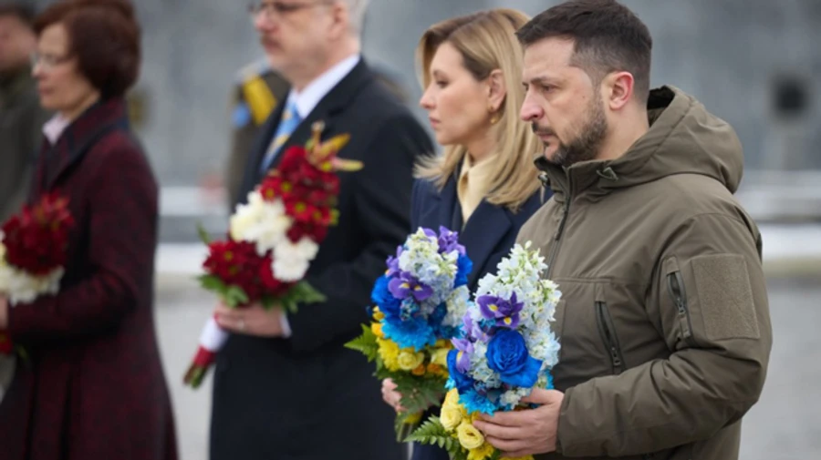 Zelenskyy visits Lviv together with Latvian President