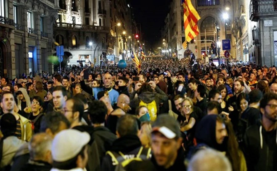В Барселоне полиция разогнала акцию протеста
