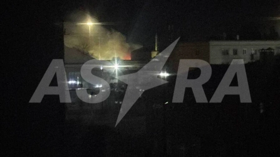 Russia under large-scale drone attack: fire at station, train traffic restrictions implemented – videos