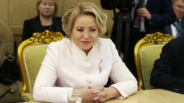 Dozens walk out as sanctioned Russian politician addresses Geneva parliament speakers' conference – video