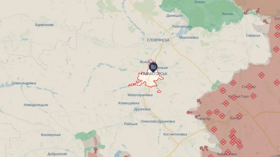 Россияне начали залетать в Краматорск FPV-дронами: атакована машина аварийной бригады