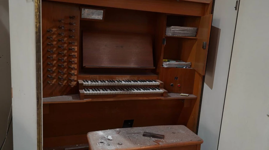 House of Organ and Chamber Music in Dnipro, including its organ, damaged – photos