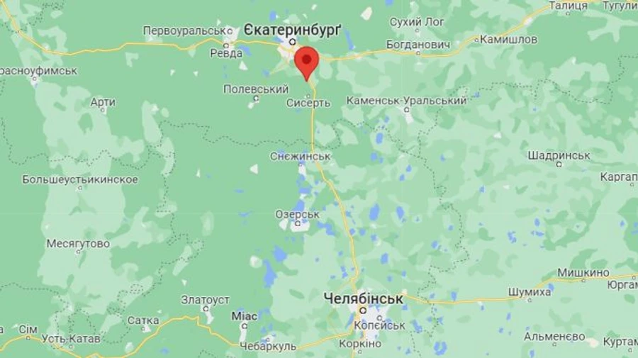 Warehouses with gunpowder near Yekaterinburg on fire