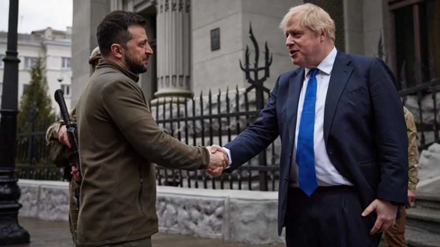 Zelenskyy about Boris Johnson: He has already written himself into history