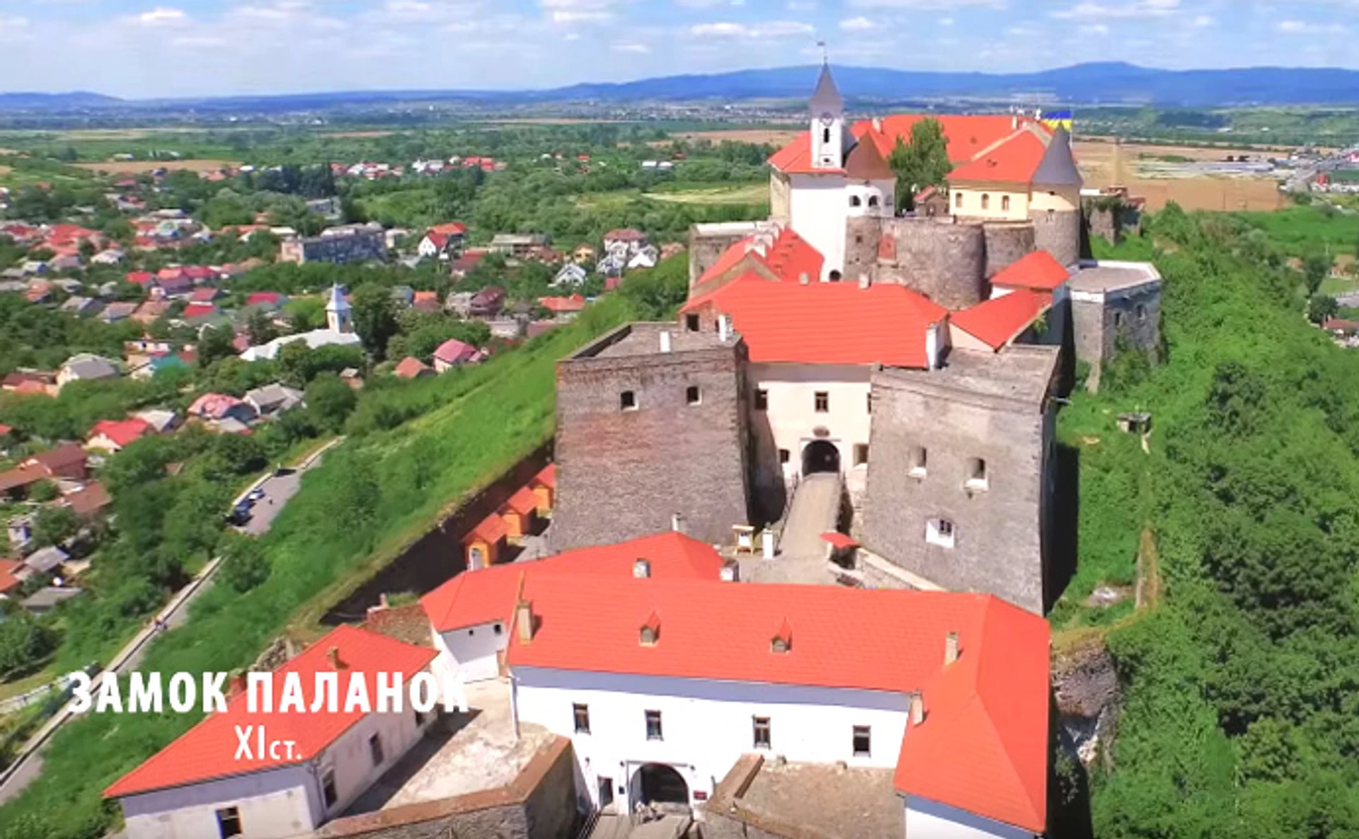 Замки и крепости Украины с высоты птичьего полета