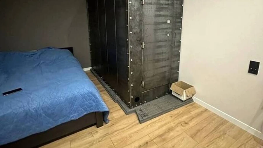 Ukrainian creates steel shelter that's built like Lego and can withstand more than 43 tonnes