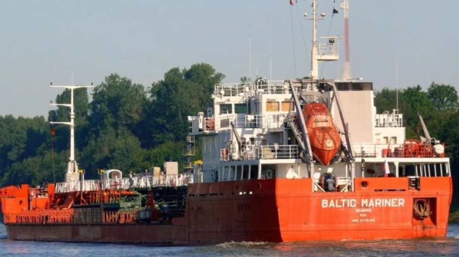 Oil tanker hits mine near Romania