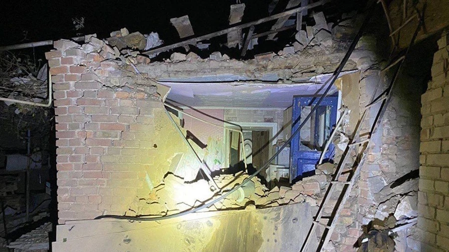 Вночі ворог завдав ударів по Нікопольському району, виникла пожежа – ОВА