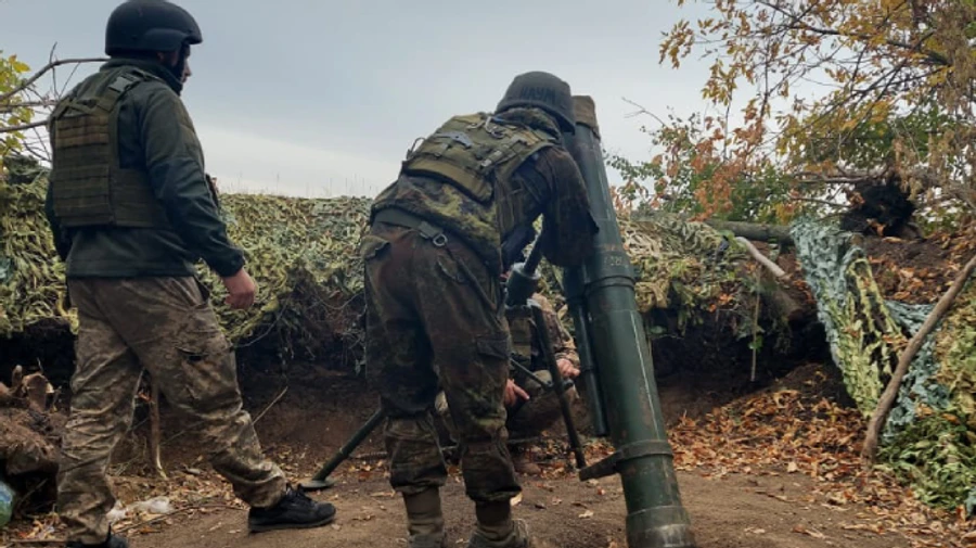 Ukrainian border guards destroy observation post with invaders