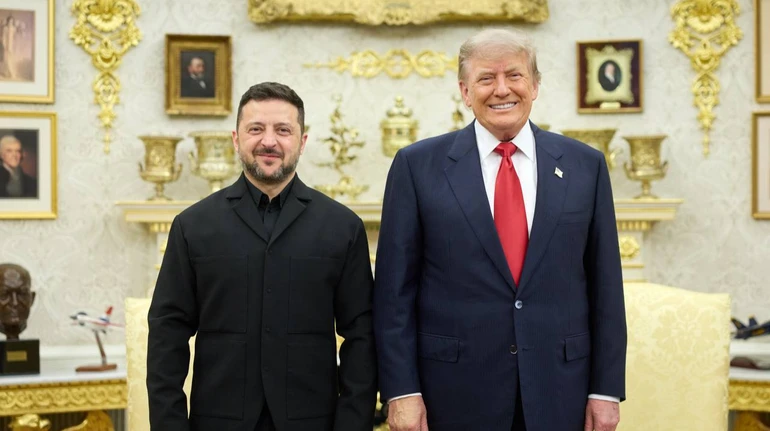 В Белом доме завершилась встреча Зеленского и Трампа