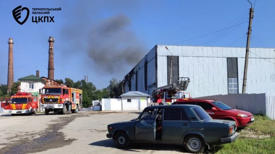 У Тернополі через пожежу погіршилася якість повітря