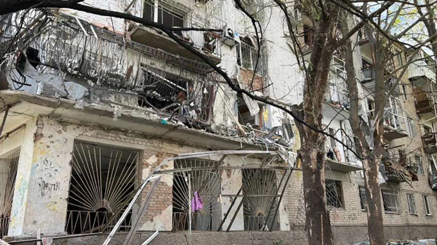 Russians launch 10 missiles at Mykolaiv