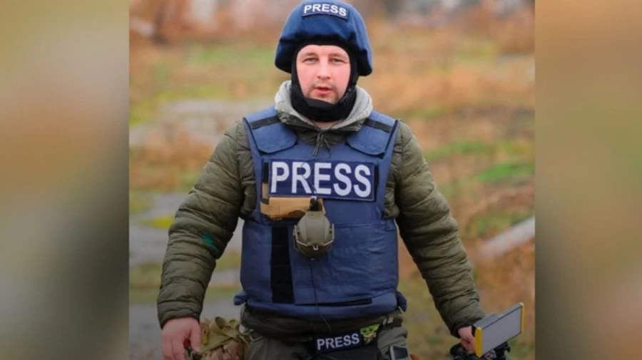 Film crew of Ukrainian TV channel 1+1 hit by Russian strike in Kharkiv Oblast: cameraman injured