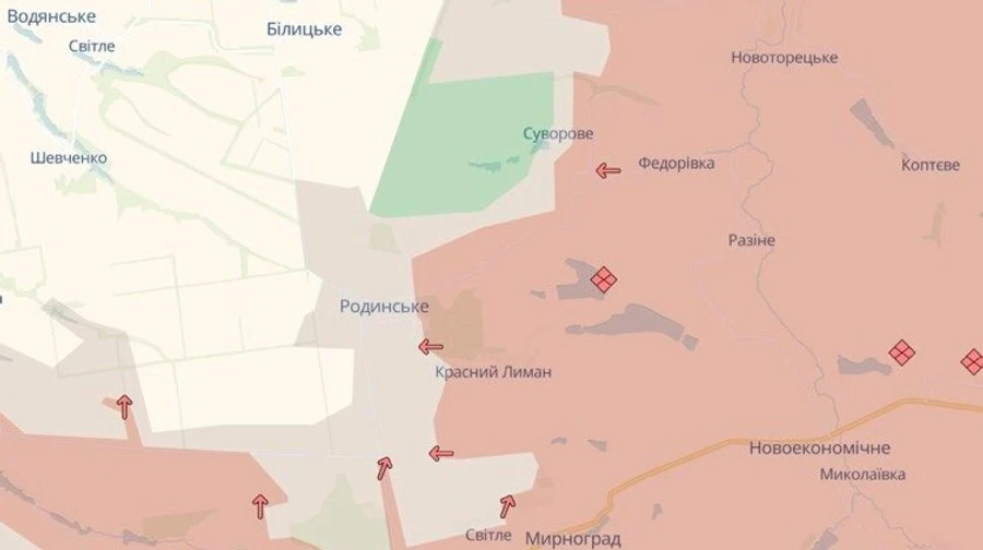 DeepState: Окупанти просунулася на Харківщині та Донеччині