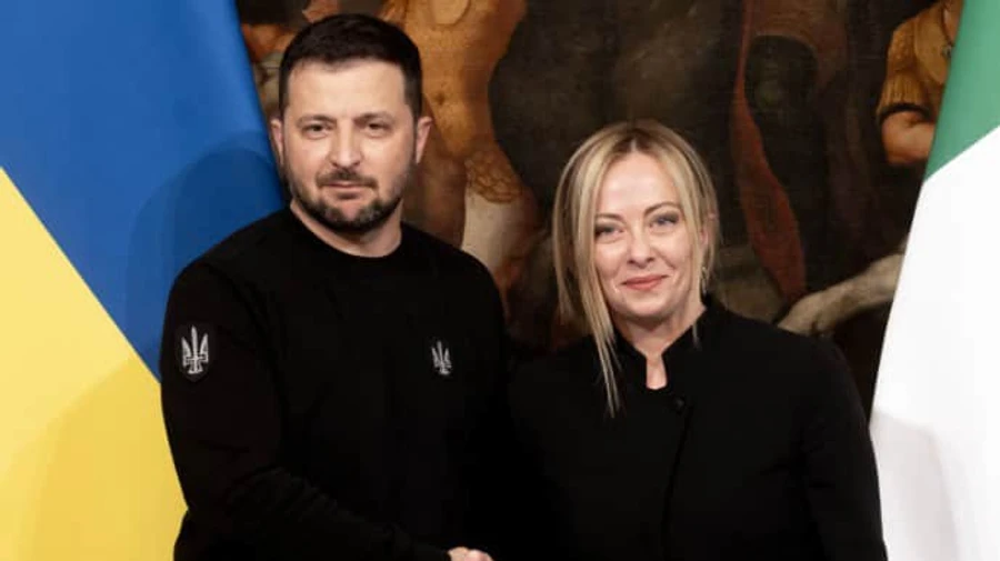 Zelenskyy speaks with Italian Prime Minister chairing G7 in 2024