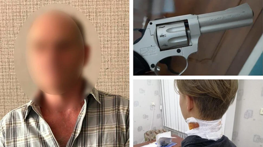 В Херсоне мужчина стрелял по трубе, а попал в шею подростка