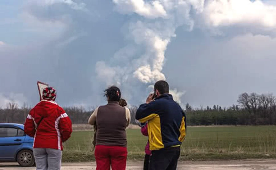 Из-за взрывов под Балаклеей погибла женщина