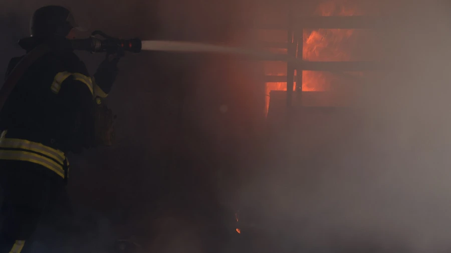 Russian attack damages logistics facility in Mykolaiv