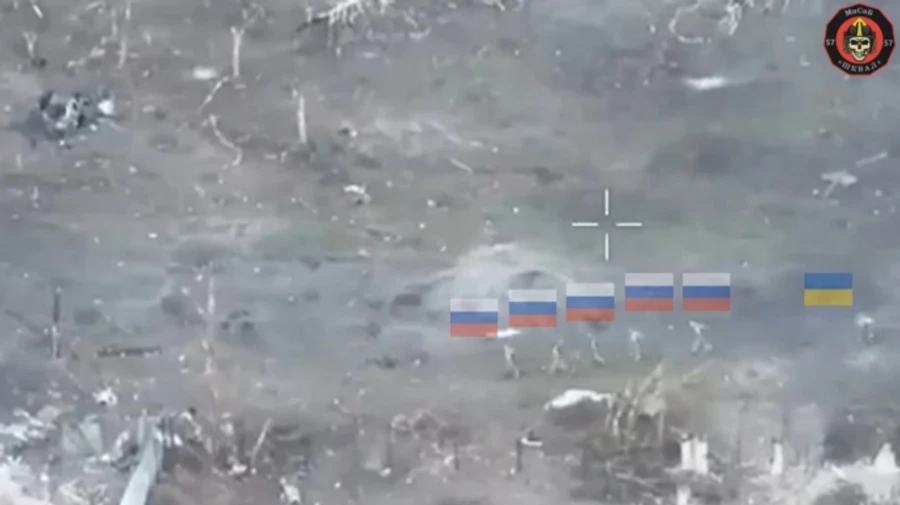 57 отдельная мотопехотная бригады показала, как брала в плен 15 россиян в Волчанске